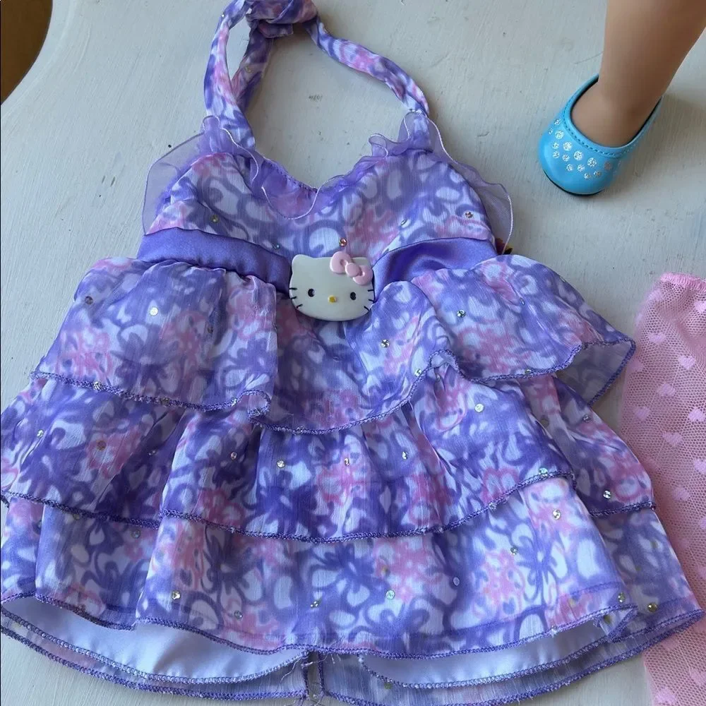 American Girl Doll Truly Me In Original Dress and Shoes. Excellent Condition